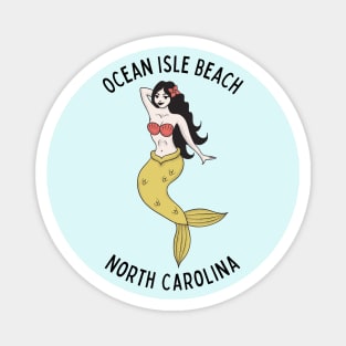 Ocean Isle Beach North Carolina Mermaid Magnet